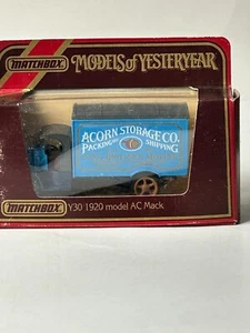 Matchbox Models of Yesteryear Y-30 1920 AC Mack, Acorn Storage with Box - Picture 1 of 9