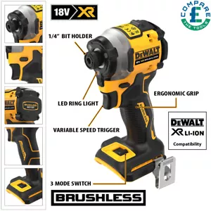 DeWalt DCF850N 18V Brushless Powerstack Impact Driver Body Only - Picture 1 of 6