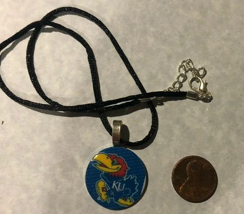 KU Kansas University Necklace JayHawk Cover
