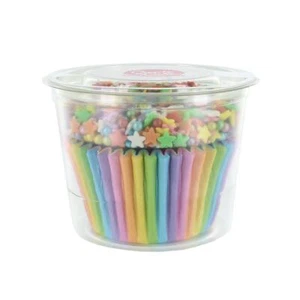 Rainbow Baking Cases & Sprinkle Pod - 2 Pack Sizes - Picture 1 of 1