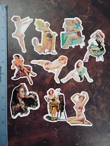 Pin Up Aufkleber 10er Set Lot2 - Bild 1 von 9