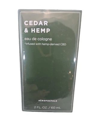 AEROPOSTALE ~ EAU DE COLOGNE DE CEDRO Y CÁÑAMO - 2 FL. OZ. / 60mL - NUEVO Y PRECINTADO Foto 1 de 2