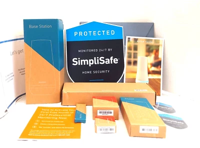 Sistema de seguridad para el hogar inalámbrico SimpliSafe 5 piezas sin contrato monitoreo 24/7 Foto 1 de 4