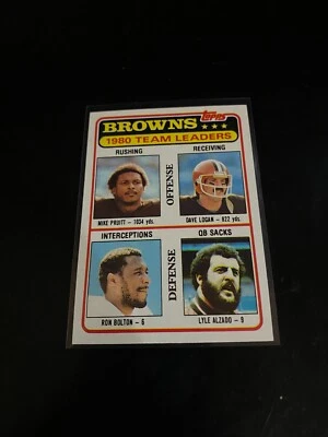 Browns Team Leaders 1981 Topps NM-MT 113 - Image 1 of 2