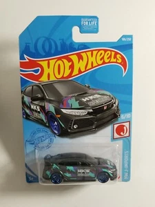 Hot Wheels 2018 Honda Civic Type R Gray #186 186/250 2021 HW J-Imports 6/10 - Picture 1 of 3