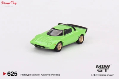 Mini GT 1/64 LANCIA STRATOS HF STRADALE VERDE CHIARO (LHD) - Image 1 of 3