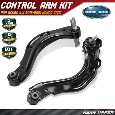 2x Rear Upper Control Arm w/ Ball Joint for Acura ILX 2013-2021 Honda Civic 1.8L - Image 1 of 4