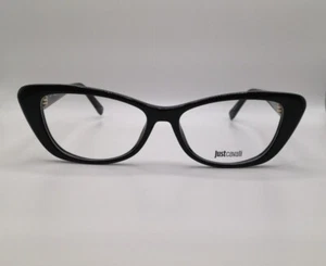 Just Cavalli JC0931 001 Black Cat Eye Plastic Eyeglasses Frame 53-15-145 RX - Picture 1 of 4