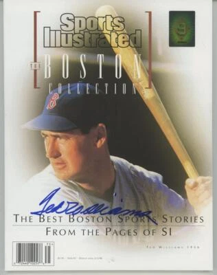 Ted Williams signed 10/6/97 Boston Collection Sports Illustrated SI Magazine JSA - Image 1 of 3