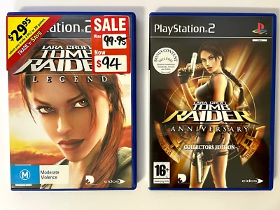 PS2 Bundle: Lara Croft Tomb Raider Anniversary Collectors Edition & Legend PAL  - Image 1 of 4