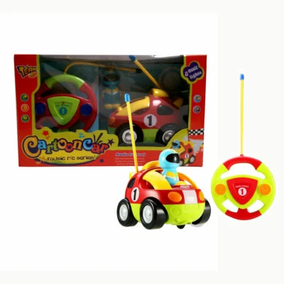 Cartoon Musical R/C Remote Control Race Car with Figure Gift Toy for Little Kids - Image 1 of 4