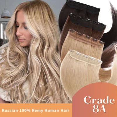 S-NOILITE Dick Ein-Tressen 100% Echthaar Clip In Extensions Remy Haarverlängerung 60CM 9A