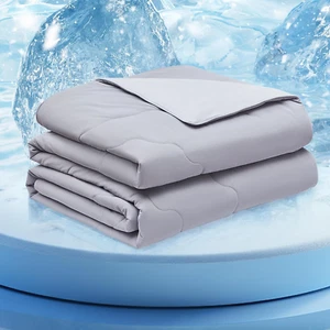 Cooling Comforter Queen - Lightweight Cooling Blanket for Hot Sleepers Quickly C - Picture 1 of 8