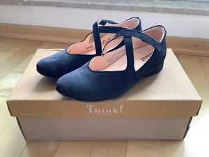 Think! Guad 2 Gr. 37 Ballerina Slipper Blau - NEU! - Bild 1 von 9
