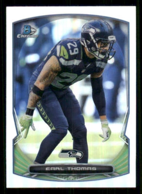 2014 Bowman Chrome Refractors #63 Earl Thomas - Image 1 of 2