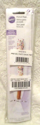 Wilton~Bolsas de fiesta Pretzel~Bolsas de 75 unidades~Mega paquete~3 unidades. Bolsas ~ selladas Foto 1 de 4
