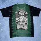Led Zepplin Electric Magic Concert Green Black Tie Dye T Shirt Mens Size Medium