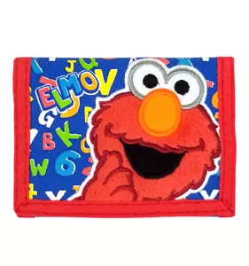 Sesamstraße Elmo dreifach faltbare Geldbörse für Jungen oder Mädchen - Bild 1 von 3