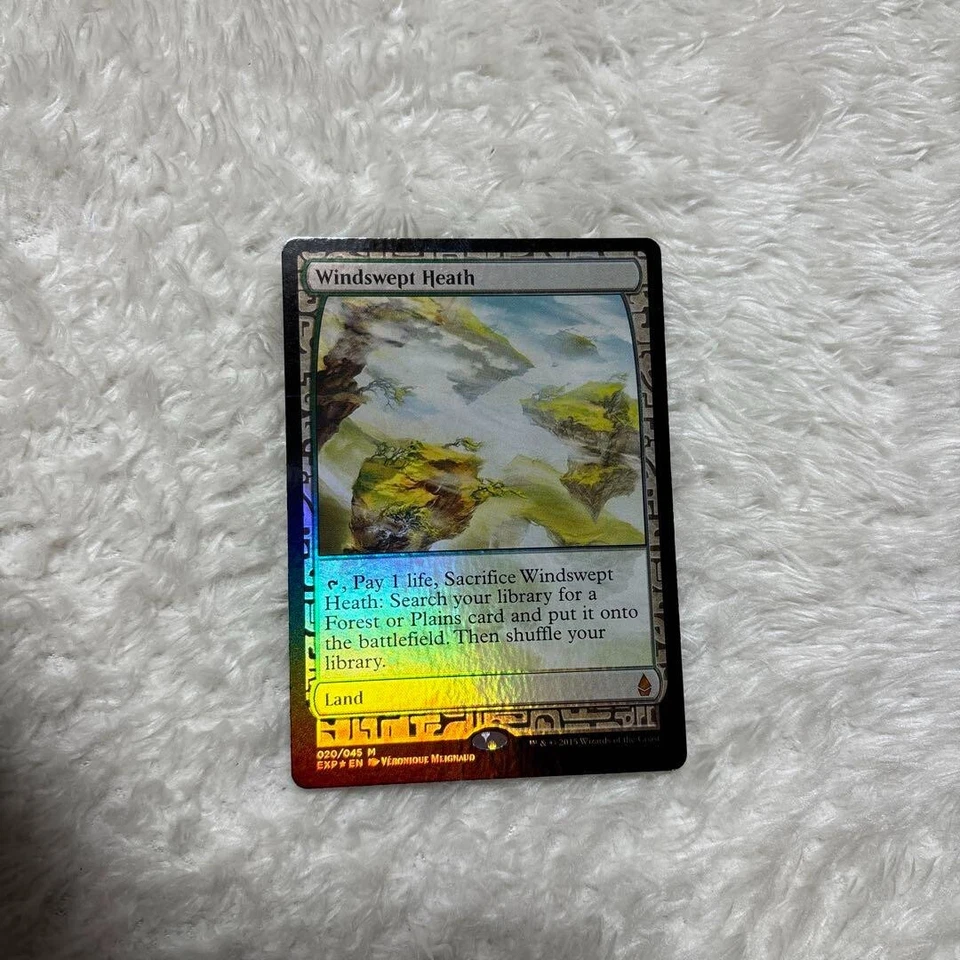 MTG Battle for Zendikar - Windswepth Heath - Foil Mythic Rare Expedition - NM - Image 1 of 2