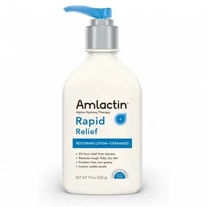 AmLactin Rapid Relief Restoring Lotion + Ceramides, 7.9 Oz, Pump Bottle - Picture 1 of 1