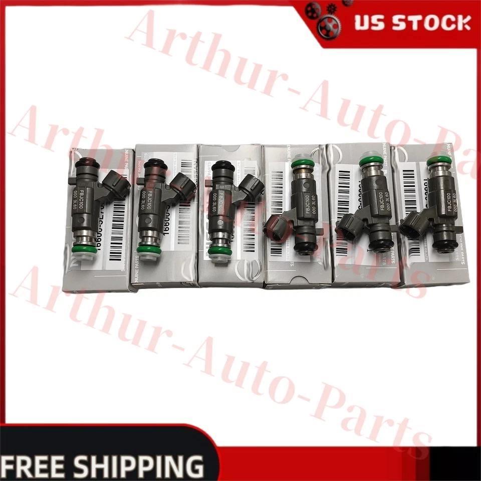 For Nissan Pathfinder Infiniti G20 Q45 6x Fuel Injectors 16611-AA350 16600-5L700 Foto 1 de 4
