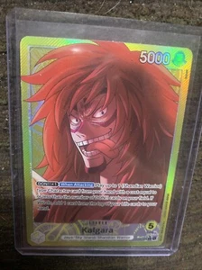 Kalgara OP08-098 Parallel (Leader) Two Legends ONE PIECE Card English Fresh Mint - Bild 1 von 3