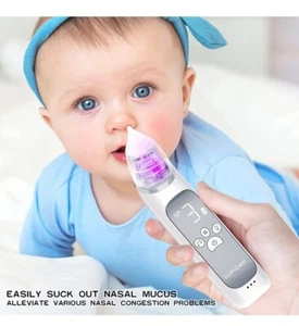 Nasal Aspirator for Baby,Baby Nose Suction Device with Food Grade Silicone  - Picture 1 of 6