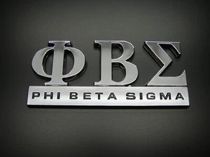 PHI BETA SIGMA CAR EMBLEM STICKER LOGO BADGE DECAL Fraternity & Sorority EMBLEMS - Bild 1 von 12