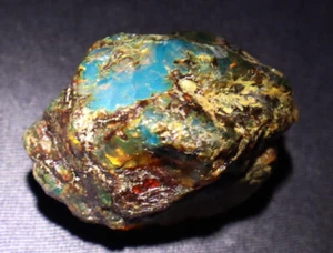Impressive Natural Dominican Clear Deep Blue Amber Rough Specimen 41mm 20g - Picture 1 of 8