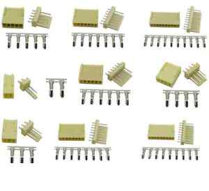 10PCS 2P 3P 4P 5P 6P~10P KF2510 2.54mm Pin Header+Terminal+Housing Connector Kit
