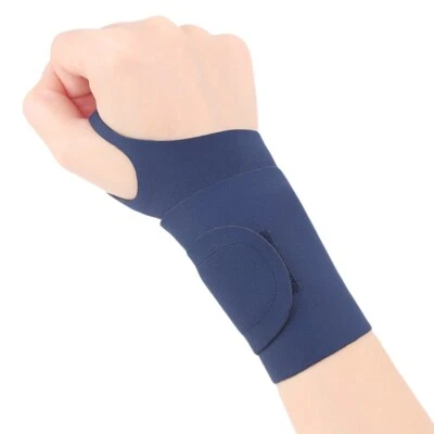 2 PCS Wrist Wraps Sports Gym Support Band Weight Lifting Brace Strap Bandage - Image 1 of 4