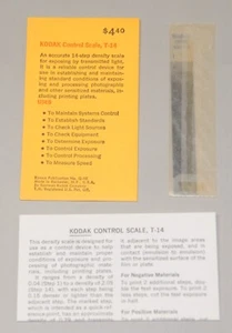 Kodak Control Scale T-14 Density Scale - Picture 1 of 2