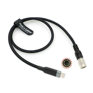 USB C Type-C PD to Hirose 4 Pin Male Power Cable for Zoom F4 F8 Sound Device 688 - Picture 1 of 4