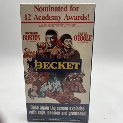 New Sealed Becket  (Letterboxed Ed.) [VHS] Richard Burton, Peter O'Toole, - Image 1 of 4