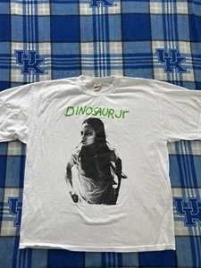 Dinosaur Jr White T Shirt 1991 Tour Mens XL Extra Large Girl Cigarette Band - Picture 1 of 7