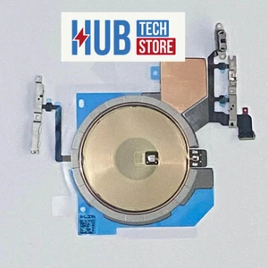 MODULO RICARICA WIRELESS NFC PER APPLE IPHONE 14 PRO - PRO MAX TASTI VOLUME MUTO - Imagen 1 de 3
