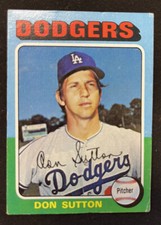 1975 Topps DON SUTTON #220 🔥Dodgers Baseball Card - FREE SHIPPING