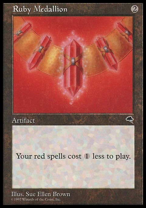 Ruby Medallion  X (1) Tempest MTG Excellent/Near Mint (RG) 4RCards - Image 1 of 1