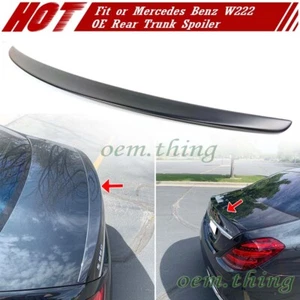 2020 Fit FOR Mercedes Benz S W222 4DR Sedan Rear Trunk Boot Spoiler Painted #183 - Bild 1 von 8