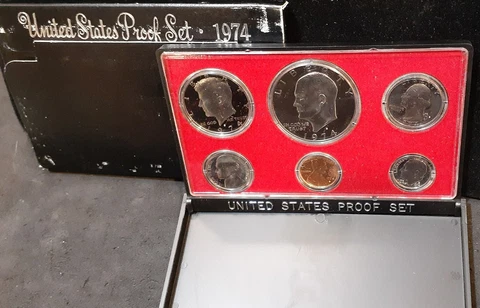 1974 U.S. PROOF SET  - ORIGINAL BOX Cover
