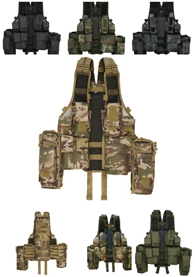 Brandit Tactical Vest, Adjustable Military Training Army Vest 13 Pockets 8006 - Image 1 of 2