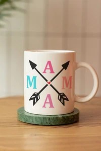 Love Arrow Mama 11 Oz Mothers Day High-quality Ceramic Cup - Picture 1 of 2