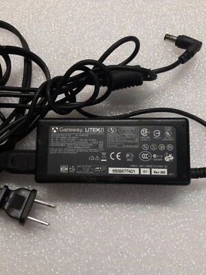 Gateway Liteon Laptop Charger AC Adapter Power Supply PA-1650-01  19V 3.42A 65W - Image 1 of 4