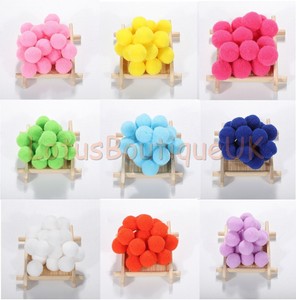 Craft Pom Poms Size15MM 25MM Colours or Assorted 50 to 500PCS Pompoms