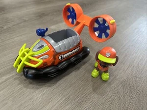 Paw Patrol Zuma Jungle Rescue - Jungle Hovercraft Vehicle & Figure HTF Toy - Picture 1 of 13