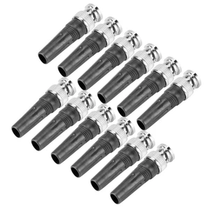 10x BNC Wiring Straight Male Adapter Connector Converter For Camera And Video FY - Zdjęcie 1 z 8