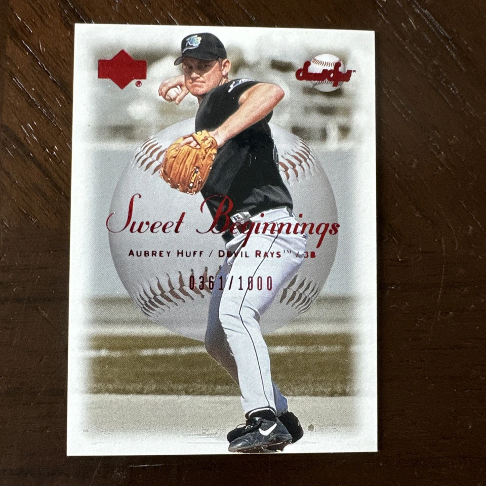 2001 Sweet Spot - Aubrey Huff - #77 - Tampa Bay Devil Rays - NrMt-Mt - Image 1 of 2