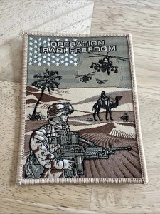 Operation Iraqi freedom Cloth patch 3”X4” - Picture 1 of 9