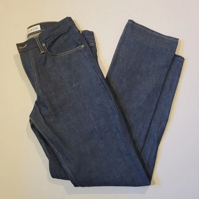 Pantalones de mezclilla Gustin #68 azul crudo ribete calce recto talla 36 California Swen  Foto 1 de 4
