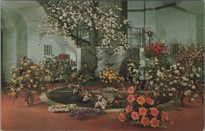 California Artificial Flower Co Floral Display Providence RI postcard MQ3 - Picture 1 of 2